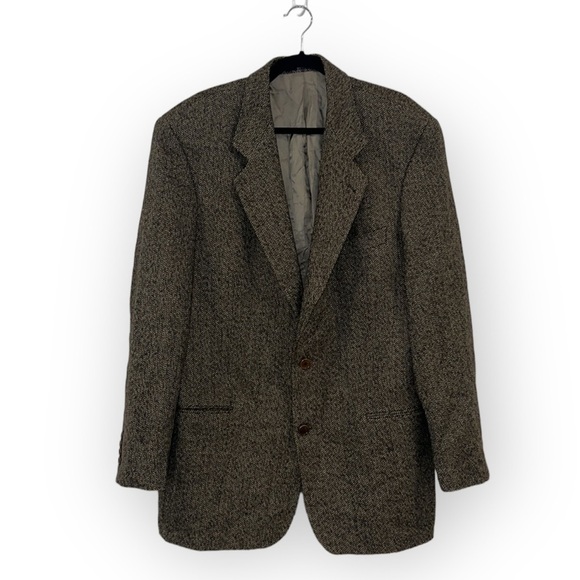 HUGO Boss Brown Galilei Pure Wool and Cashmere Blazer Size 44L - Picture 1 of 14